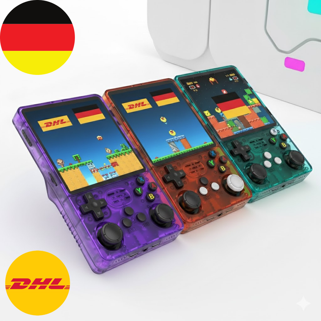 R36 Plus Retro Handheld Konsole 4 Zoll IPS Linux 64Bit