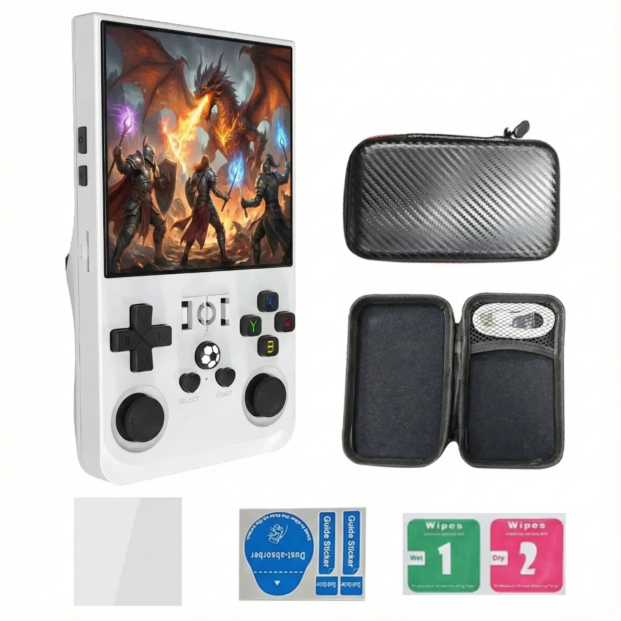 R36MAX Retro Handheld Konsole mit Fantasy MMORPG Spiel, Open Source Gaming Gerät